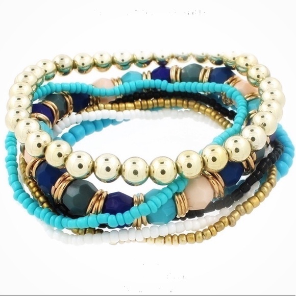 Boutique Not Branded Jewelry - Trendy Boho 7 Layer Bracelet